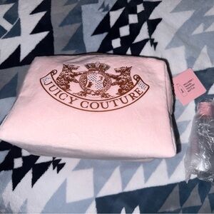 Juicy Couture Light Pink Logo makeup bag